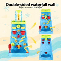 Keezi Kids Sand and Water Table Waterfall Wall Sandpit Toys Beach Shovel thumbnail