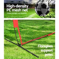 Everfit 1.8m Football Soccer Net Portable Goal Net Training 3 Target Zone thumbnail