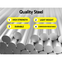 Giantz Power Garden Spiral Auger Hole Digger Earth Drill Bit Φ75x300 & 600mm thumbnail