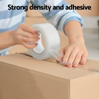 24 Rolls Packing Packaging Tape Sticky Clear Sealing Tapes Transparent 48mmx75m thumbnail