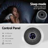 Devanti Air Purifier 3-layer HEPAh11 Filter Home Freshener Carbon PM2.5 Remover thumbnail