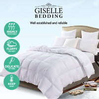 Giselle Bedding 700GSM Goose Down Feather Quilt Single thumbnail