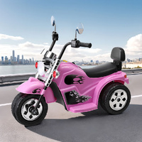 Rigo Kids Ride On Car Motorcycle Motorbike Electric Toys Horn Music 6V Pink thumbnail