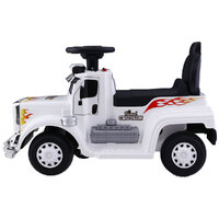 Rigo Kids Electric Ride On Car Truck Motorcycle Motorbike Toy Cars 6V White thumbnail