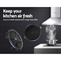 Devanti 11cm Range Hood Carbon Charcoal Filters Replacement X2 thumbnail