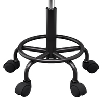 Artiss Salon Stool Round Swivel Chairs Black thumbnail