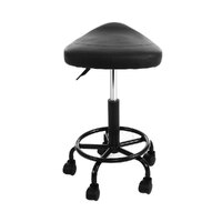 Artiss Salon Stool Saddle Swivel Chair thumbnail