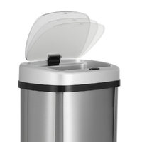 Devanti 60L Sensor Bin Motion Rubbish Automatic Silver thumbnail