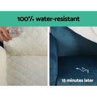 Artiss Sofa Cover Couch Covers 4 Seater 100% Water Resistant Beige thumbnail