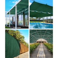 Instahut 90% Shade Cloth 3.66x10m Shadecloth Sail Heavy Duty Green thumbnail