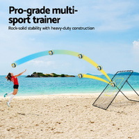 Everfit 7ft 2.1M Volleyball Net Football Baseball Goal Netting with Frame Angle Adjustable Rebounder thumbnail