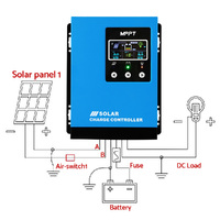 Giantz 40A MPPT Solar Charge Controller Auto 12V/24V/36V/48V Battery Regulator thumbnail