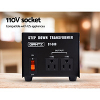 Giantz Step Down Transformer 500W 240V TO 110V Stepdown Voltage Converter AU-US thumbnail