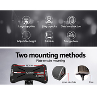 Alpha Speaker Stand 65-120cm Adjustable Height Surround Sound Studio Home 2pcs thumbnail