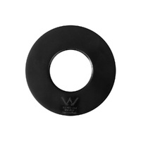 Cefito Bathroom Mixer Spout Wall Bath Tap Round Swivel Bathtub Black thumbnail
