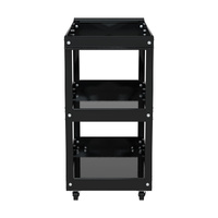 Giantz 3-Tier Tool Cart Trolley Workshop Garage Storage Organizer Black thumbnail