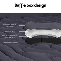 Giselle Bedding Mattress Topper Pillowtop 3-Zone Queen thumbnail
