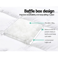 Giselle Bedding Mattress Topper Pillowtop Protector Pad King thumbnail