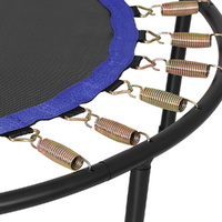 Everfit 48inch Round Fitness Trampoline Rebounder Adjustable Handrail Blue thumbnail