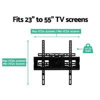 Artiss TV Wall Mount Bracket for 23"-55" LED LCD Full Motion Dual Strong Arms thumbnail