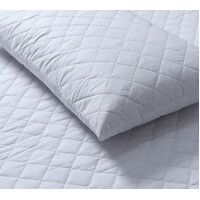 Elan Linen 100% Cotton Quilted Fully Fitted 50cm Deep Double Size Waterproof Mattress Protector thumbnail