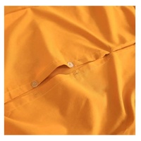 Elan Linen 100% Egyptian Cotton Vintage Washed 500TC Mustard King Quilt Cover Set thumbnail