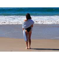 PORTSEA TURKISH COTTON TOWEL - SKY BLUE thumbnail