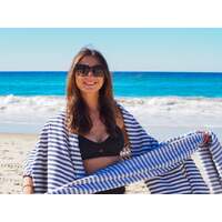PORTSEA TURKISH COTTON TOWEL - DENIM thumbnail