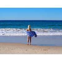 SORRENTO TURKISH COTTON TOWEL - SKY thumbnail
