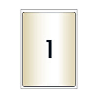 AVERY Laser Label Clear L7567 1Up Pack of 25 thumbnail
