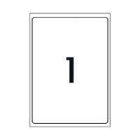 AVERY Laser Label L7067 1Up Pack of 25 thumbnail