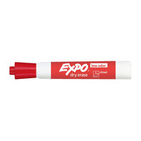 EXPO White Board Marker Chisel Tip Red Color Box of 12 thumbnail