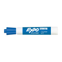 EXPO White Board Marker Chisel Tip Blue Color Box of 12 thumbnail