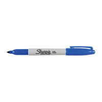 SHARPIE Fine Point Permanent Marker Blu Box of 12 thumbnail