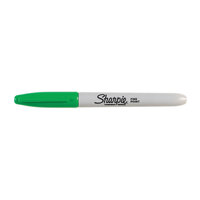 SHARPIE Permanent Marker Fine Point Green Box of 12 thumbnail
