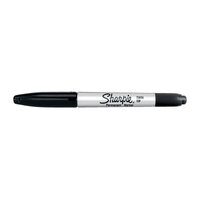 SHARPIE Twin Tip Permanent Marker Black Box of 12 thumbnail