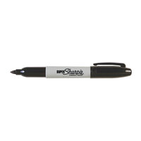 SHARPIE Super Fine Point Permanent Marker Black Box of 12 thumbnail