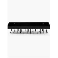 Wall Mount Hanging Jewellery Organiser Holder with 23 Hooks (Black) thumbnail