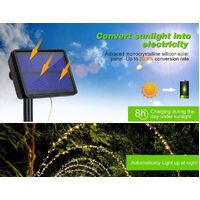 200 Waterproof LED Solar Fairy Light Outdoor with 8 Lighting Modes for Home,Garden and Decoration thumbnail