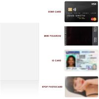 100 Packs Photocard Sleeves, 200Microns Kpop (Unsealable) thumbnail