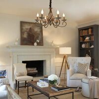Rustic Chandeliers,6 -Light , French Country thumbnail