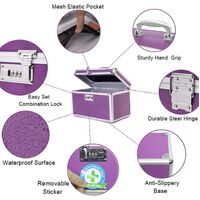 Locking Combination Medicine Box (Purple/Medium) thumbnail