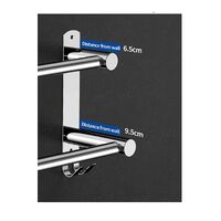 Stretchable 45-75 cm Towel Bar for Bathroom and Kitchen (Two Bars) thumbnail