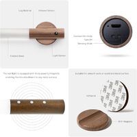 Motion Sensor Wall Light Indoor, LED Rechargeable, 2pcs thumbnail