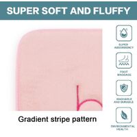Extra Thick Memory Foam & Super Comfort Bath Rug Mat for Bathroom (60 x 40 cm, Pink) thumbnail