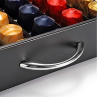 CARLA HOME Coffee Pods Holder Storage Drawer Compatible with 60 Nespresso Pods for Kitchen Storage & Organisation (Black) thumbnail