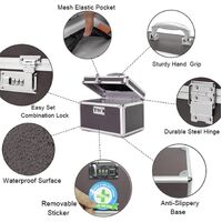 Portable Combination Medicine Box (Coffee/Small) thumbnail