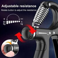 5 Pack Adjustable Resistance Hand Gripper Exerciser Workout Kit thumbnail