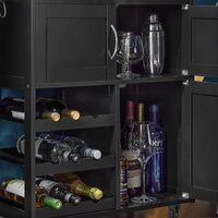 Kitchen Trolley Bottle Rack Drawer Cabinet thumbnail