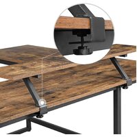 L-Shaped Desk with Screen Stand thumbnail